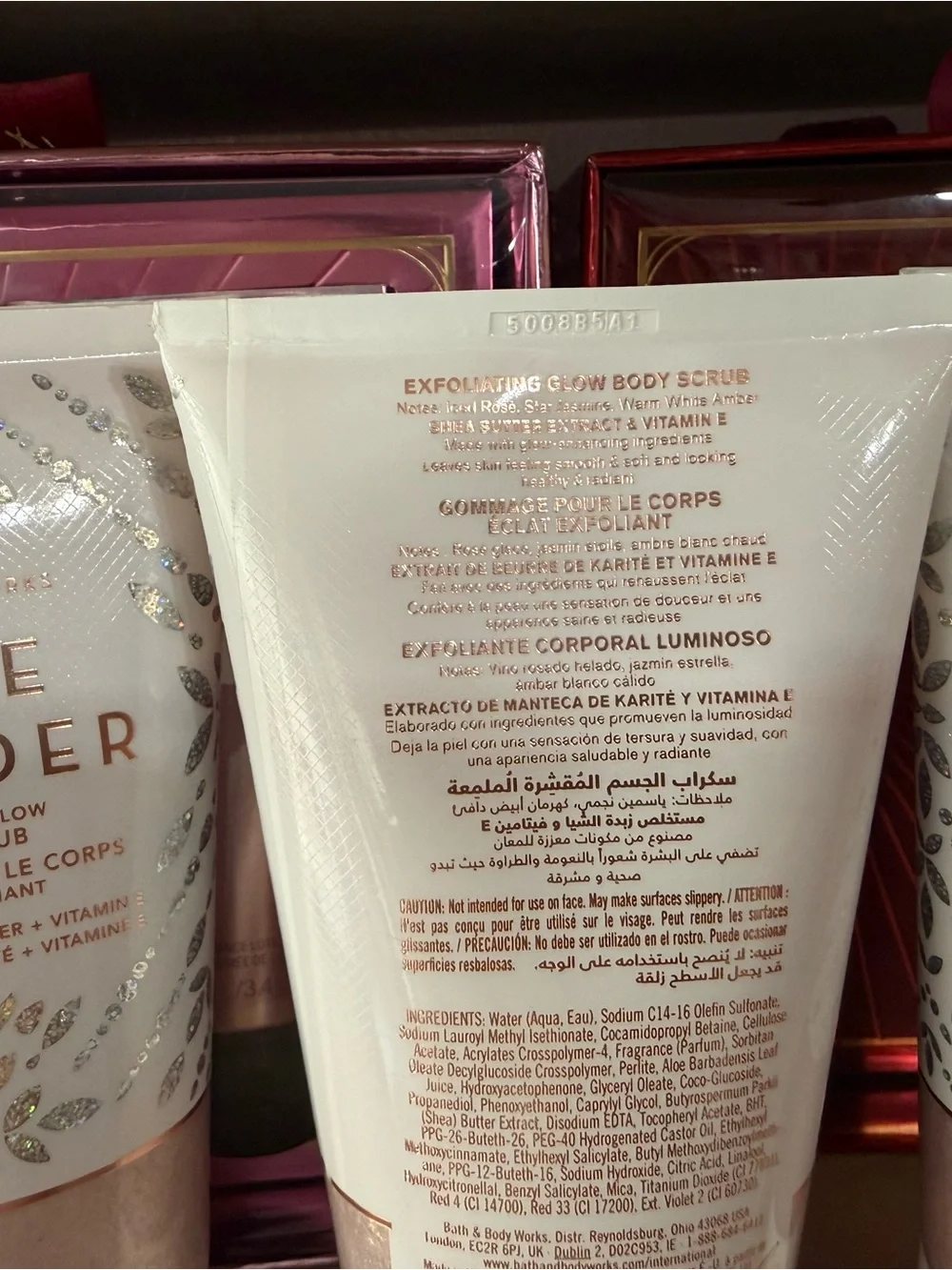 3 Bath & Body Works Pure Wonder Body Cream - Rose Gold and White